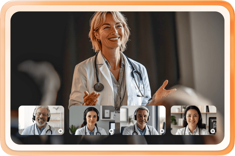 An ongoing medical virtual conference hosted on RingCentral platform