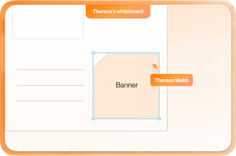 Meeting participant using Whiteboard feature on RingCentral Video