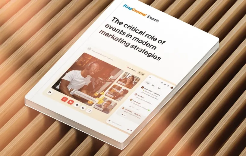 RingCentral ebook: An ongoing virtual event hosted in RingCentral events